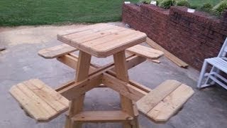 Bar stool picnic table build chapter 1 [upl. by Lek851]