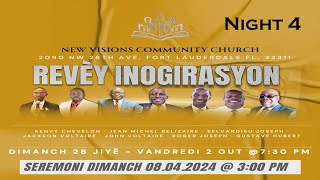 NEW VISIONS COMMUNITY CHURCH  2024 INAUGURATION REVIVAL  NIGHT 4  07312024 [upl. by Jeane]