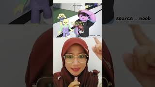 NOOBI DISERANG MONSTER ANJING ANEH roblox noob animation [upl. by Gausman]