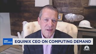 Equinix CEO Charles Meyers on data center demand and leveraging AI for business growth [upl. by Ainessej]