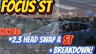 Focus ST  How to RS Head Swap a ST The Easy Way Full Breakdown focusst bigturbofocusst [upl. by Mani]