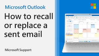 How to recall an email in Outlook  Microsoft [upl. by Neleh269]