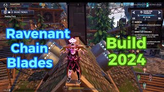 Dauntless  Ravenant Chain Blades Build 2024 60 Crit DmG [upl. by Ahsiugal967]