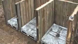 Compost bins made of pallets  How to [upl. by Jewell70]