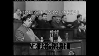 Malenkov Denounces Beria 25007108  Footage Farm [upl. by Leirud626]