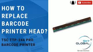 How to change TSC ttp244 pro Head  TSC Head replacement  Watch Full Video [upl. by Stanfield804]