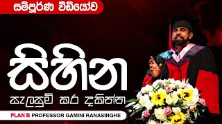 සිහින සැලසුම් කර හඹා යන්න  Motivational Speech By Prof Gamini Ranasinghe [upl. by Gerry]