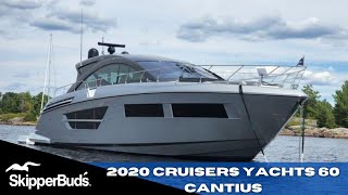 2020 Cruisers Yachts 60 Cantius Yacht Tour SkipperBuds [upl. by Lilian]