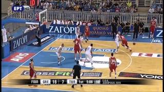 Giannis Antetokounmpo Nick Calathes Kostas Koufos Highlights Greece Vs Turkey 6258 [upl. by Vick]