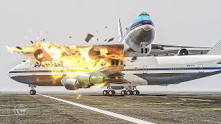 Two Boeing 747s Collide on the Same Runway  Worst Air Crash in History [upl. by Carina]