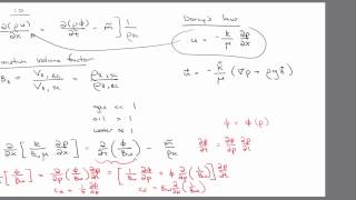 Pressure diffusivity equation [upl. by Yroj]