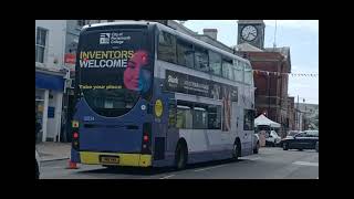 First Wessex routes X51 X52 amp X53 in Bridport  Saturday 3rd August 2024 [upl. by Nnayhs]