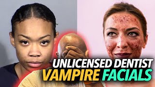 Woman Arrested For Messing Up Teeth As Unlicensed Dentist Women Contract HIV Via Vampire Facials [upl. by Marena]