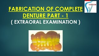 Extraoral examination in Fabrication of complete denture HINDI [upl. by Lytsyrk]