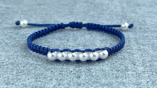 DIY Your Beaded Bracelet Tutorial  Easy Bracelet Making Ideas  How to Make Bracelet with Bead [upl. by Rice408]