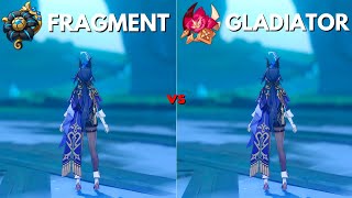 Best Artifact Set for Clorinde Gladiator Vs Fragment Genshin Impact [upl. by Asirb999]