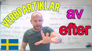 Verbpartiklar av efter SFI [upl. by Niuqaoj]