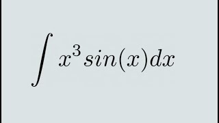 całka x3sinxdx przez części [upl. by Anrim]