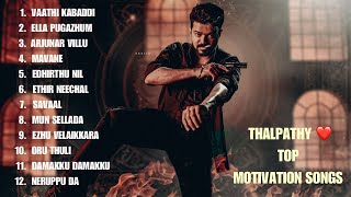 Best Tamil Motivation songs 2023  Tamil Thalapathy Hit workout mix  Tamil Motivational Playlist [upl. by Stephen]