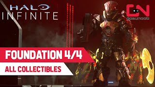 Foundation COLLECTIBLES Locations in Halo Infinite [upl. by Fonz945]