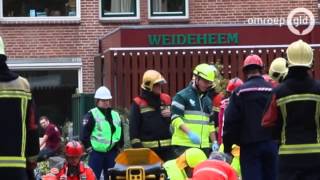 Gewonde door storm in Harderwijk [upl. by Anilat55]