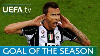 Mario Mandžukić  201617 UEFAcom Goal of the Season [upl. by Gratianna]