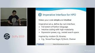 Optuna A Define by Run Hyperparameter Optimization Framework  SciPy 2019 [upl. by Ynaffat]