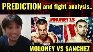 JASON MOLONEY VS SAUL SANCHEZ PREDICTION AND FIGHT ANALYSIS [upl. by Sylirama]