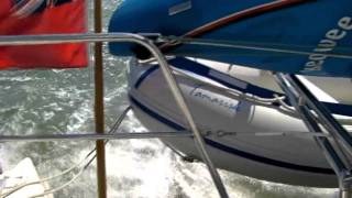 Prout Snowgoose Catamaran sailing in the Thames [upl. by Cunningham]