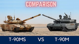 Difference between T90MS Tagil and T90M Proryv 3 [upl. by Devitt614]