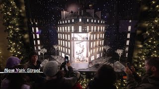 Saks Fifth Avenue Christmas Light Show and Dior’s quotCarousel of Dreamsquot Window Display Unveiling 2023 [upl. by Intosh]