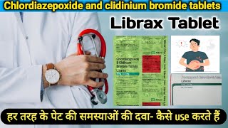 librax Tablets in hindi  chlordiazepoxide and clidinium bromide tablets in hindi Stomach infection [upl. by Ahsima]