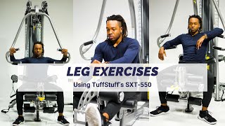 TuffStuff Hybrid Home Gym SXT550 with Optional Leg Press SXTLP  Fitness Direct [upl. by Arv]