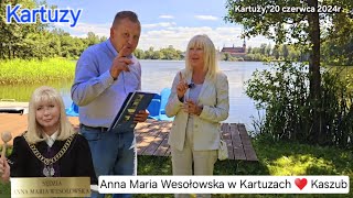 Kartuzy Anna Maria Wesołowska zachwycona pięknem Kartuz ♥️ Kaszub 20 czerwca 2024r [upl. by Wei]