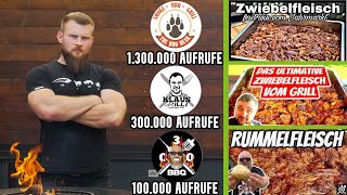 Wer macht das beste Zwiebelfleisch vom Grill Klausgrillt vs TheBBQBear01 vs 030BBQ [upl. by Letnohc762]