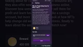 Why Are People Going Crazy For NFTs Part 2 Video Code Tapswap Task Tapswap Video Task Tapswap [upl. by Ayim]