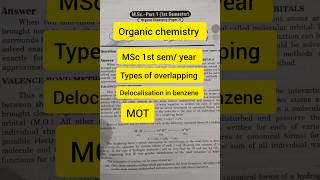 delocalised and localized chemical bondtheory examples mscchemistrynotes shorts [upl. by Ariay]