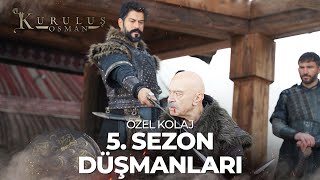 5 Sezon Osman Beyin Düşmanları  Kuruluş Osman Özel Kolaj [upl. by Lehpar974]