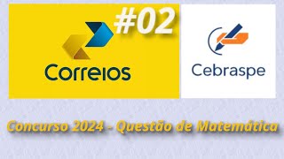 Concurso Correios 2024 questão 02 CEBRASP  Preparese ✌️😱 [upl. by Sew]