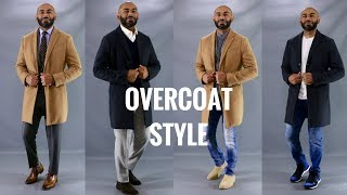 How To Wear A Mens OvercoatTopcoatHow To Style a Mens TopcoatOverCoat [upl. by Eiramanit]