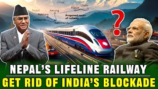 Its over Chinas 8 billion rail project will shatter Indias blockade with Nepal [upl. by Arika]