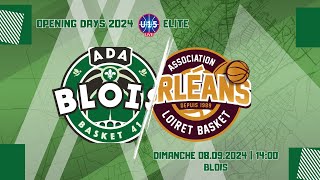 OPENING DAYS 2024 ADA BLOIS  ORLEANS LORET BASKET U15 ELITE  Live commenté [upl. by Lemrahc204]