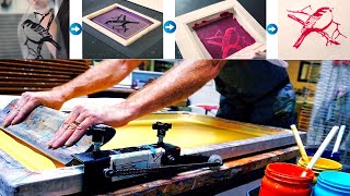 Screen Printing A to Z ।। Step by Step Process of Screen Printing [upl. by Asteria661]