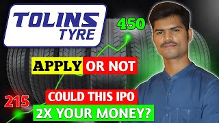 TOLINS TYRES IPO  A Game  Changer in the Tyre Industry Detailed Review [upl. by Ailehs]