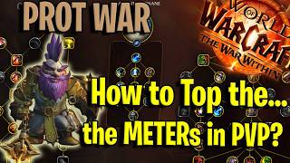 Mountain Thane Tops the METER  WoW The War Within Prot Warrior PvP [upl. by Philina341]