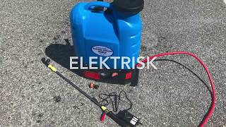 Elektrisk sprøyte  16 liter  weeno [upl. by Caiaphas]