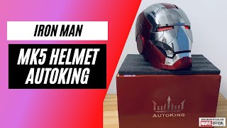 Iron Man Mark 5 helmet  functions and opening mask [upl. by Hannala]