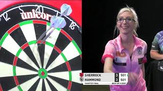 Fallon Sherrock v Corrine Hammond  Event 3 QuarterFinal [upl. by Bisset]