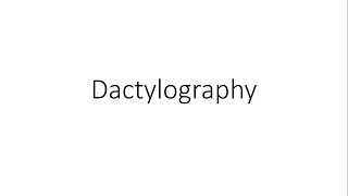 Dactylography Finger Print System  Forensic Medicine FMT [upl. by Llerrem]