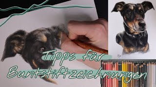 Tipps für Buntstiftzeichnungen Faber Castell Polychromos  Wie benutzt man Buntstifte [upl. by Neira131]